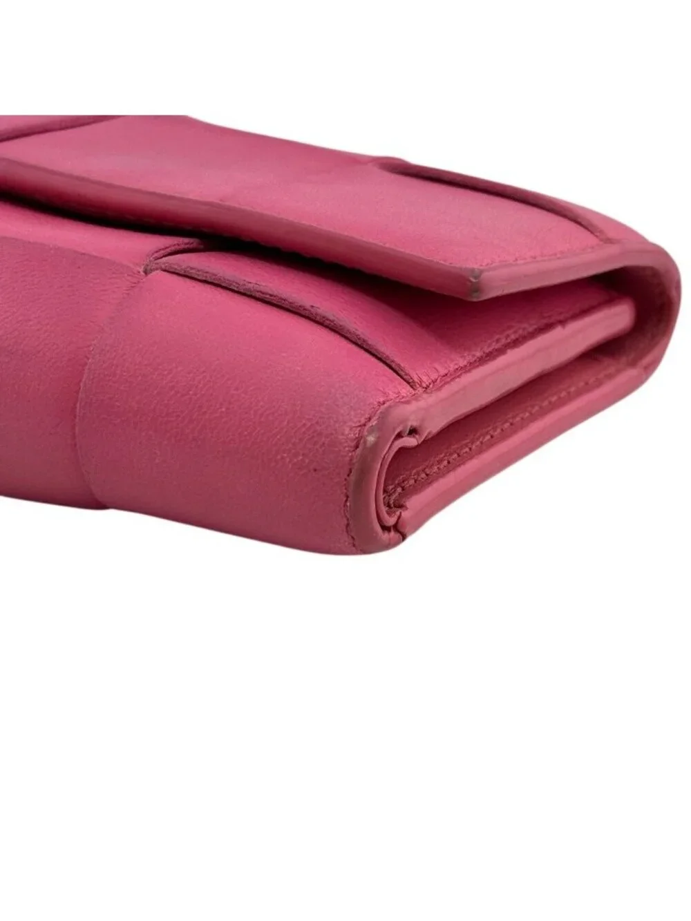 Bottega Veneta Compact Wallet Maxi Intrecciato Cassette Trifold